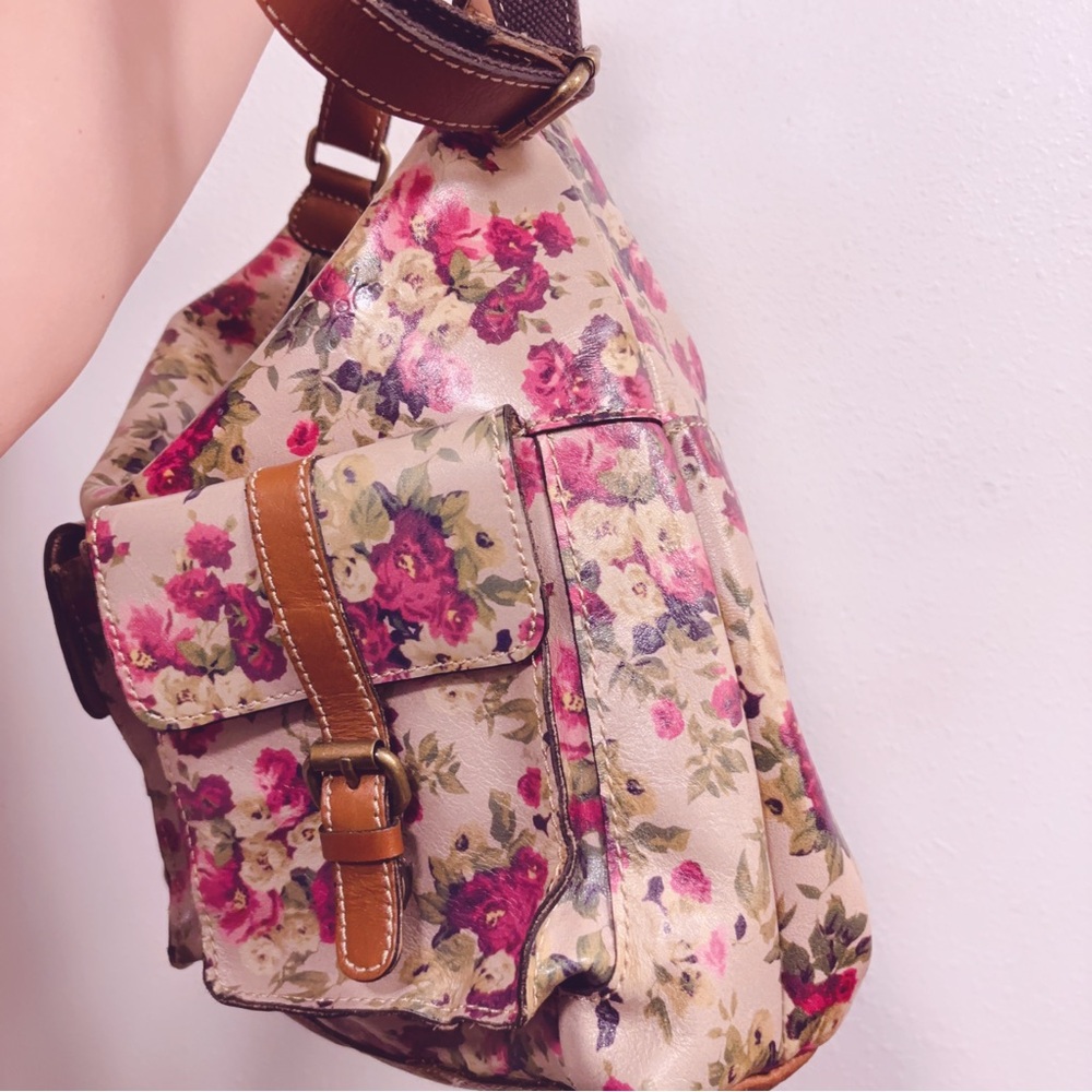 Patricia Nash Rose Leather Crossbody Bag - Picture 4 of 6